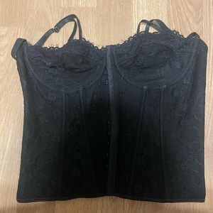 Black Corset With Lace Details